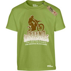 Takeposition Legent Motorcycle Παιδικό T-Shirt Κοντομάνικο Lime 806-9054