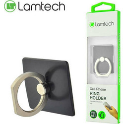 Lamtech Ring Holder Κινητού σε Μαύρο χρώμα (LAM443437)