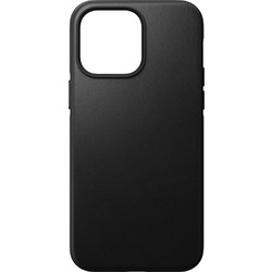 Nomad Modern Leather Bakc Cover with MagSafe Black (iPhone 14 Pro Max)