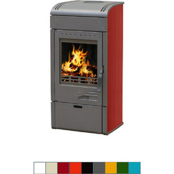 Plamen Vesta Red 10KW Μαντεμένια Ξυλόσομπα Αερόθερμη 10kW
