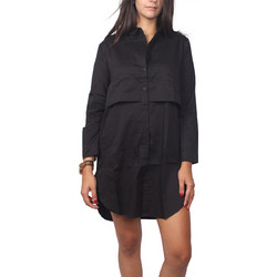 Soft Rebels Alieen Mini Καθημερινό Φόρεμα Σεμιζιέ Μαύρο 516-704