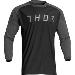 ΜΠΛΟΥΖΑ MX JERSEY TERRAIN BLACK/CHARCOAL THOR