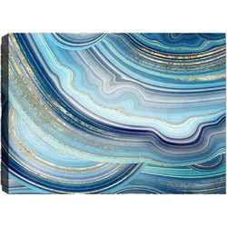 Πίνακας σε καμβά 50x70cm Μπλε γαλάζια νερά