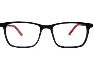 Eyecroxx 540 C1 Ανδρικός Σκελετός Γυαλιών Οράσεως Κοκάλινος Μαύρος