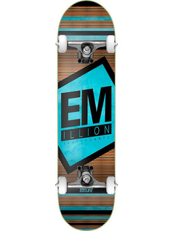 EMillion Prime Logo Complete Skate Light Blue 8.0