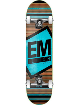 EMillion Prime Logo Complete Skate Light Blue 8.0