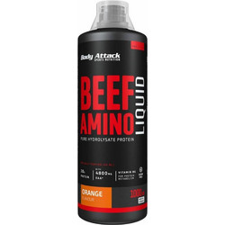 Body Attack Beef Amino Liquid Orange 1lt
