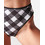 BLU4U Barbie Checks Ψηλόμεσο Bikini Slip Μαύρο 22365142-02