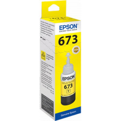 Epson 673 Yellow Μελάνι Εκτυπωτή Inkjet C13T67344A
