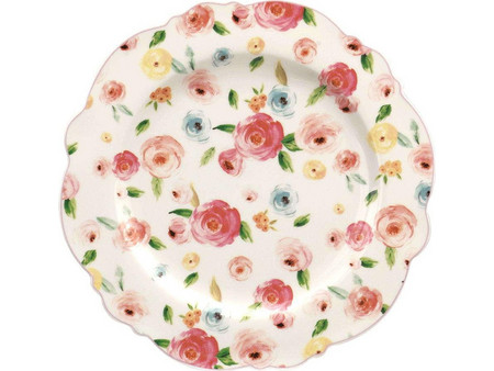 Cryspo Trio Πιάτο Βαθύ Πορσελάνης Primavera Purple 27cm 28.096.01