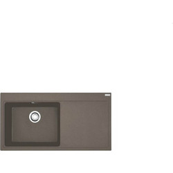 Franke Mythos MTG 611 Ένθετος Νεροχύτης Γρανίτη Oyster Αριστερά 100x52cm
