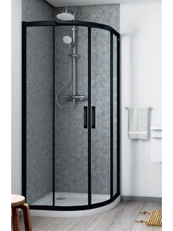 Ideal Standard Connect 2 Γωνιακή Καμπίνα 80Χ80 εκ.Μαύρη K9250V3