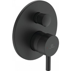 Ideal Standard Ceraline Μπαταρία Λουτρού Εντοιχισμού Μαύρη A7389XG