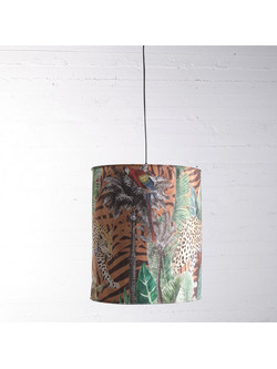 Spacegreen Animal Print Κρεμαστό Φωτιστικό Οροφής E27 Πολύχρωμο 3-0254