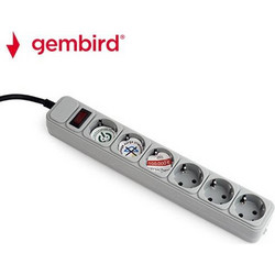 GEMBIRD SURGE PROTECTOR 6 SOCKETS 1,8m SPG6B6C