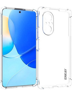 ENKAY HAT PRINCE Θήκη Σιλικόνης TPU Ενισχυμένη για Huawei nova 9 SE - Διάφανο