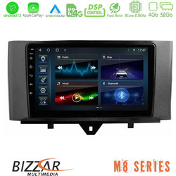 Bizzar U-M8-SM0831 Ηχοσύστημα Αυτοκινήτου με Οθόνη Αφής USB Bluetooth & GPS