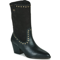 Μπότες με τακούνι Coach PHEOBE LEATHER BOOTIE