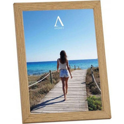 Κορνίζα LBTAH-AX22520 10x15cm Natural-Beige Andrea House Ξύλο,Γυαλί