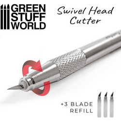 Metal Swivelhead HOBBY KNIFE - Επαγγελματικό Μεταλλικό Κοπίδι με Περιστρεφόμενη Κεφαλή