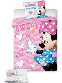 Dimcol Disney Minnie 581 Σετ Κούνιας Pink 4τμχ