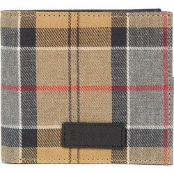 Barbour Ανδρικό Πορτοφόλι Tartan Wallet από 100% Βαμβάκι, Διαστάσεις 9,5 x 11 cm, σε Χρώμα Πολύχρωμο Καρό
