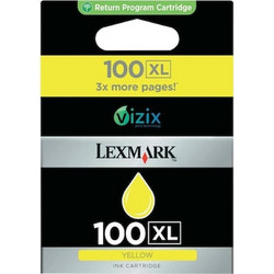Lexmark 100XL Yellow Μελάνι Εκτυπωτή Inkjet 14N1071E