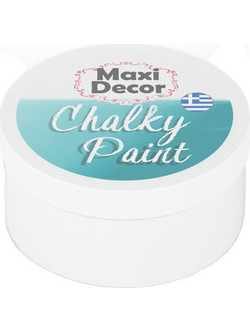 Maxi Decor Chalky Paint Χρώμα Κιμωλίας 500 Λευκό 100ml