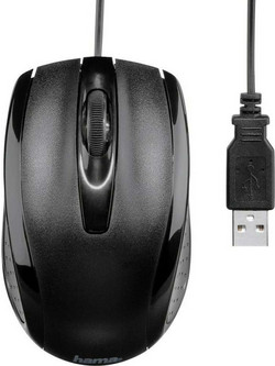 Hama AM-5400 Ενσύρματο Ποντίκι Black