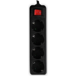 Πολύπριζο Sonora 4x Schuko PSB401 Black 1.5m (230-0016)