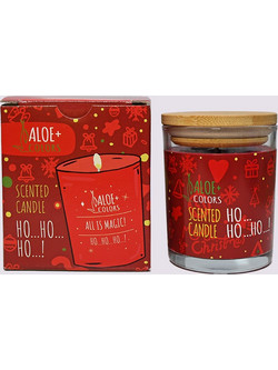 Aloe + Colors Scented Soy Candle Ho Ho Ho 150g