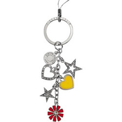 Μπρελόκ Pierre Cardin L21YELLOW Καρδία με Strass