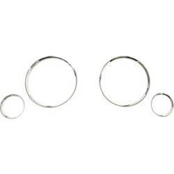 Δαχτυλίδια Καντράν Για Audi 80, 90, B3 & B4 86-94 Χρώμιο