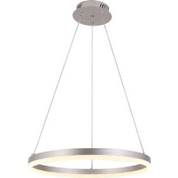Sunlight D88059/1-SLV Κρεμαστό Φωτιστικό Οροφής Πολύφωτο LED με Ρυθμιζόμενο Λευκό Φως Ασημί