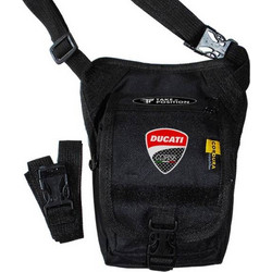 Takeposition Cordoura, Ducati course, Μικρό Τσαντάκι μέσης μηρού , 21Y x 17Π x 7Β, Μαύρο, 963-9068