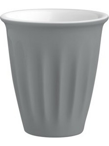 Κούπα πορσελάνης 14cl Σειρά Ribby γκρι G Benedikt - Σετ 6 c445580