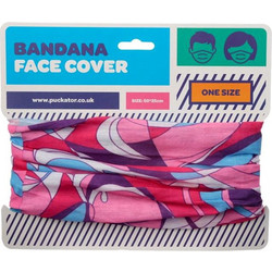 Μπαντάνα / Μάσκα Προσώπου Puckator Pink Patterned 23x46cm Πολύχρωμη BAND07