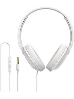 Borofone BO1 EnjoyBass Ενσύρματα Ακουστικά Over Ear Λευκά