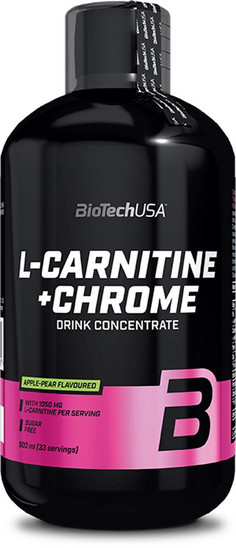 Biotech USA L-Carnitine + Chrome Orange 500ml