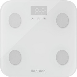 Medisana BS 600 Smart Ζυγαριά με Λιπομέτρηση WiFi & Bluetooth White