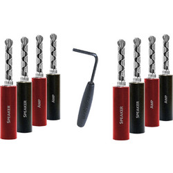Audioquest SureGrip-100 BFA-Bananas silver plated - 8 τεμαχια (706585446)