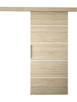 PoliHome Rubi III Πόρτα Εσωτερική Συρόμενη Laminate Wenge 77x205cm 162418909