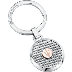 MASERATI KEY RING KMU2230101 Ασημένιο Μπρελόκ Με Λογότυπο