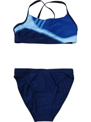 Adidas 3-Str.CB Αθλητικό Γυναικείο Μαγιό Bikini Set Γαλάζιο Navy Μπλε 311450