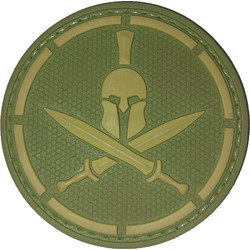 Pvc nysj-og Spartan Helmet - Crossed Swords