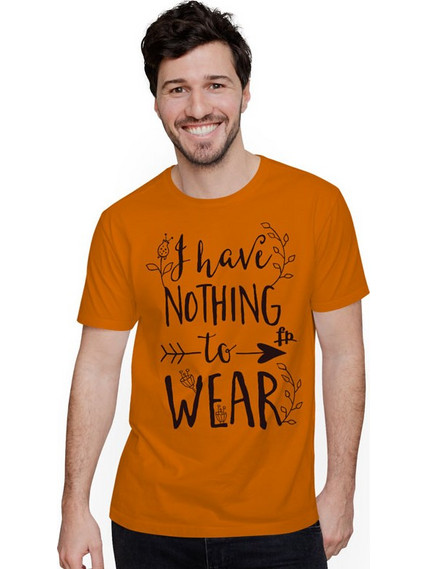 I Have Nothing To Wear (Κοντομάνικο Ανδρικό / Unisex) - Orange