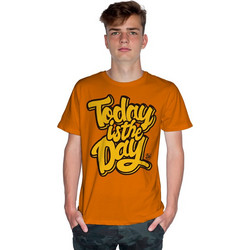 Today is the Day (Κοντομάνικο Ανδρικό / Unisex) - Orange