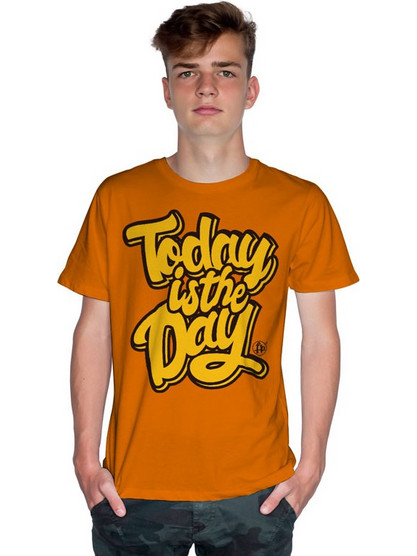 Today is the Day (Κοντομάνικο Ανδρικό / Unisex) - Orange