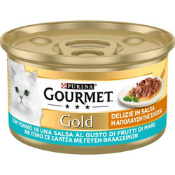 Purina Gourmet Gold with Tuna & Seafood in Gravy 85gr