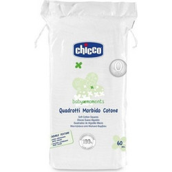 CHICCO Baby Moments Μαντηλάκια Από Μαλακό Βαμβάκι x60